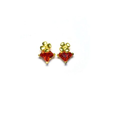 Golden Blossom Radiance Studs
