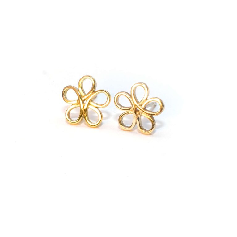 Golden Whirl Grace Studs