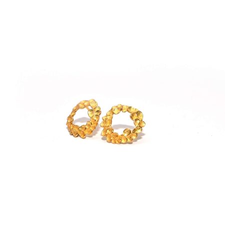 Elegant Petal-Crafted Earrings