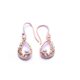 Rose Gold Pearl Drop Earrings