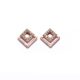 Gleaming Dual Frame Diamond Studs
